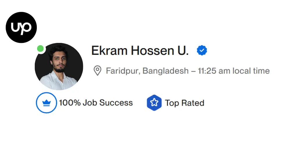 Upwork Top Rated Badge
