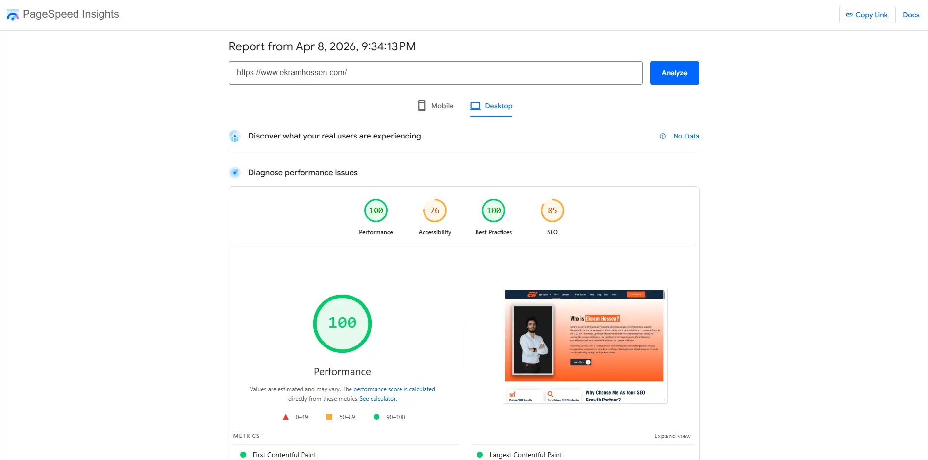Google Search Console Performance Dashboard - Free SEO tool