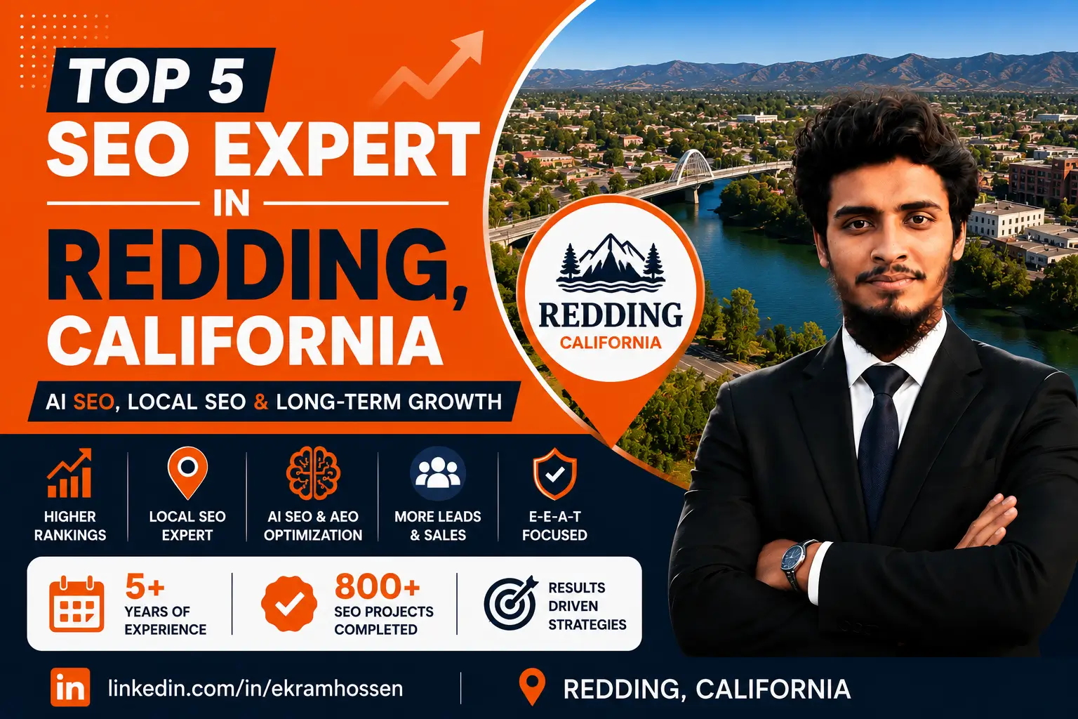 Top 5 SEO Expert in Redding